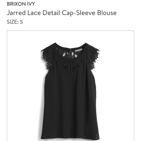 brixon ivy tops nwt stitch fix black sleeveless blouse poshmark poshmark